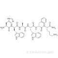 L-Lysinamide, L-histidyl-D-tryptophyl-L-alanyl-L-tryptophyl-D-phénylalanyl- CAS 87616-84-0